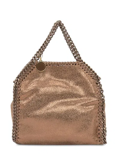 Stella Mccartney Falabella Tiny  Bronze Bag In Brown