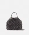 Stella Mccartney Falabella Tiny Teddy Tote Bag In Smoke Grey