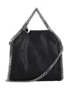 Stella Mccartney Black Shaggy Deer Mini Falabella Handbag