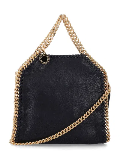 Stella Mccartney Falabella Tiny Tote Bag In Black