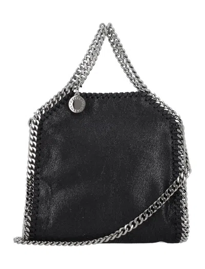 Stella Mccartney Falabella Tiny Tote Bag In Black