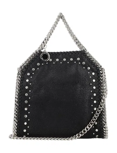 Stella Mccartney Falabella Tiny Tote Bag In Black