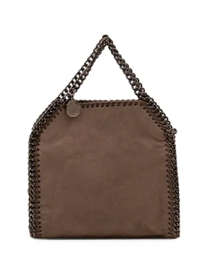 Stella Mccartney Falabella Tiny Tote Bag In Brown