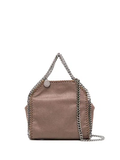 Stella Mccartney Falabella Tiny Tote Bag In Brown
