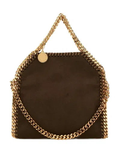 Stella Mccartney Falabella Tiny Tote Bag In Brown