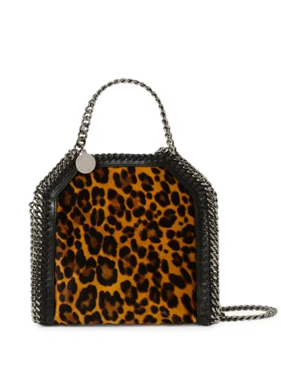Stella Mccartney Falabella Tiny Tote Bag In Brown