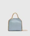 Stella Mccartney Falabella Tiny Tote Bag In Duck Egg