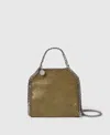 Stella Mccartney Falabella Tiny Tote Bag In Green