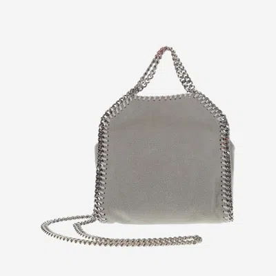 Stella Mccartney Falabella Tiny Tote Bag In Grey