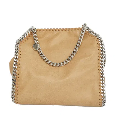Stella Mccartney Falabella Tiny Tote Bag In Yellow