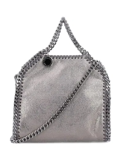 Stella Mccartney Falabella Tiny Tote Bags In Gray
