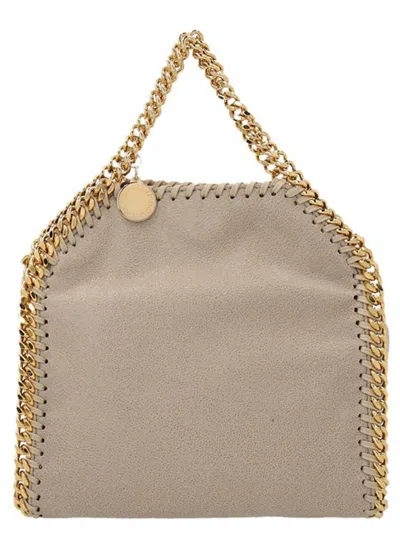 Stella Mccartney Falabella Tiny Tote In Beige
