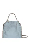 Stella Mccartney Stella Mc Cartney Falabella Micro Sapphire Blue Bag In Clear Blue
