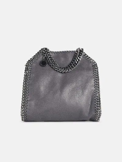 Stella Mccartney 'falabella Tiny Tote' Grey 'shaggy Deer' Bag In Gray