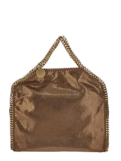 Stella Mccartney Falabella Top Handle Bag In Metallic