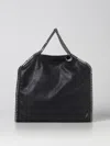 Stella Mccartney Black Eco Shaggy Deer 3 Chain Falabella Tote Bag For Women In Black