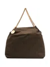 Stella Mccartney Tote Falabella Bag In Brown Vegan Leather In Neutral