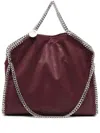 Stella Mccartney Falabella Fold-over Tote Bag In Red