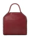 Stella Mccartney Falabella Mini Enamel Tote Bag In Red