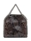 Stella Mccartney Eco Snake Crossbody Bag With Chain Strap In Pink