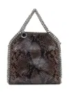 Stella Mccartney Eco Snake Crossbody Bag With Chain Strap In Pattern