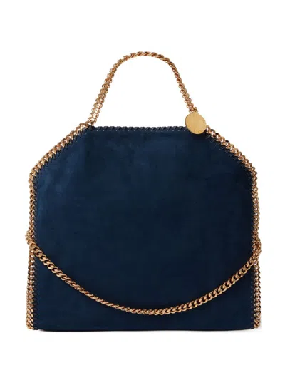 Stella Mccartney Falabella Tote Bag With Chain In Blue