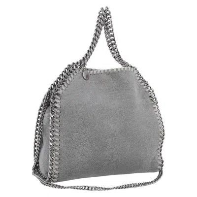 Pre-owned Stella Mccartney Falabella Tote Suede Gray Suede Crossbody Bag Bag ()