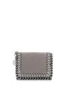 Stella Mccartney Stella Mc Cartney Grey Shaggy Deer Mini Falabella Wallet