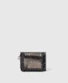 Stella Mccartney Falabella Tri-fold Wallet In Black