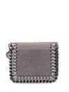 Stella Mccartney Falabella Tri-fold Wallet In Grey