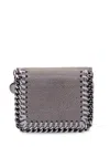 Stella Mccartney Falabella Tri-fold Wallet In Grey
