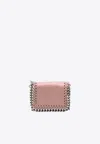 Stella Mccartney Falabella Chain-trim Wallet In Pink