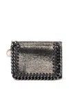 Stella Mccartney Falabella Tri-fold Wallet In Schwarz