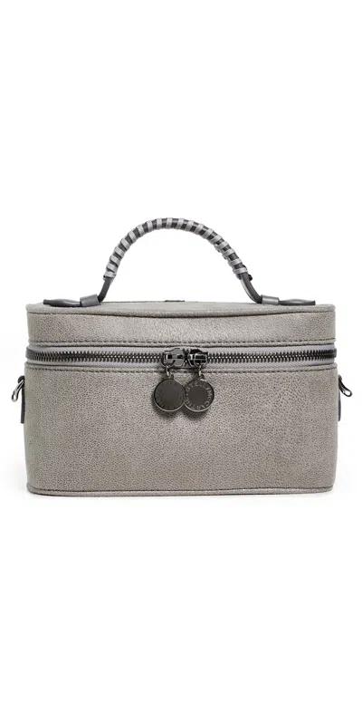 Stella Mccartney Falabella Vanity Case Bag Light Grey In Gray