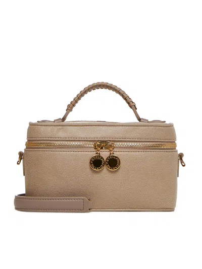Stella Mccartney Falabella Vanity Case Bag In Sand