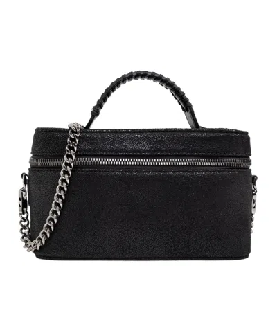 Stella Mccartney Falabella Vanity Zipped Crossbody Bag In Black