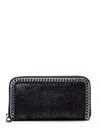 Stella Mccartney Zipped Around Continental Wallet Eco Shaggy Deer C