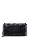 Stella Mccartney Falabella Continental Wallet In Black