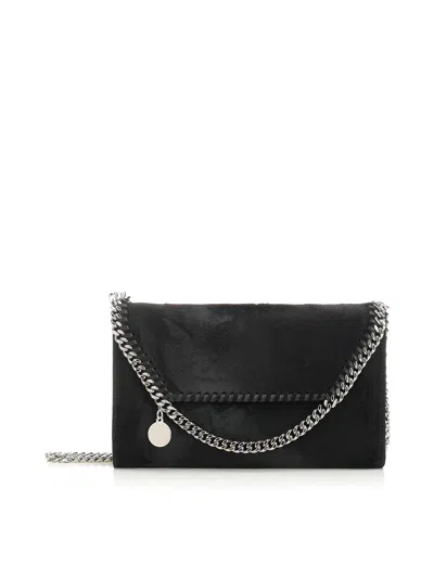 Stella Mccartney Falabella Wallet Bag In Black