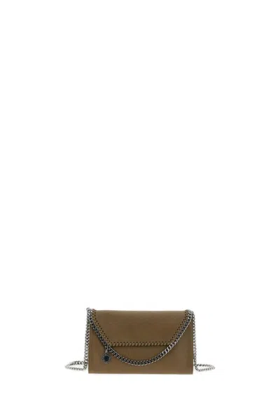 Stella Mccartney Falabella Wallet Bag In Green