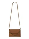 Stella Mccartney Falabella Wallet Bag In Leather Brown