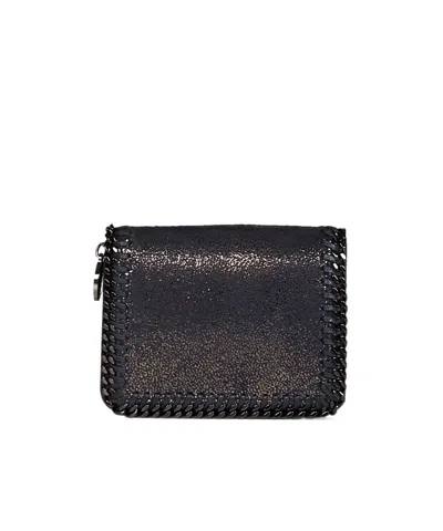 Stella Mccartney Falabella Wallet In Black