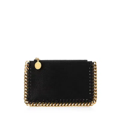 Stella Mccartney Falabella Wallet In Black