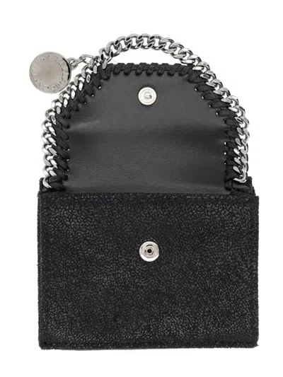Stella Mccartney Falabella Wallet In Black
