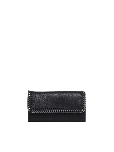 Stella Mccartney Falabella Wallet In Black