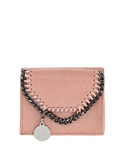 Stella Mccartney Falabella Wallet In Brown