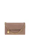 Stella Mccartney Womens Moss Falabella Faux-leather Chain Wallet