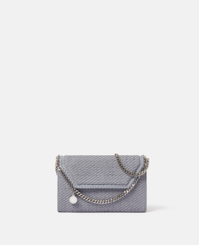 Stella Mccartney Falabella Wallet Crossbody Bag In Blue