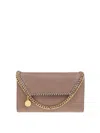 Stella Mccartney Falabella Wallet Crossbody Bags In Pink