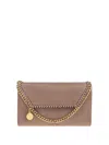 Stella Mccartney Womens Moss Falabella Faux-leather Chain Wallet